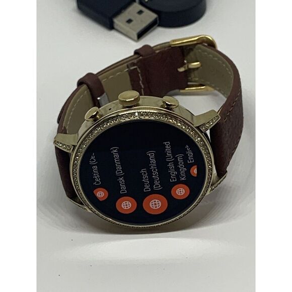 Fossil Gen 4 Authentic Digital Dial Smart Watch Custom Band FTW6012 QT420 - Picture 7 of 12